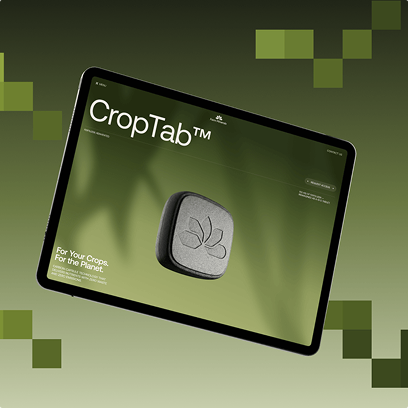 CropTab website design