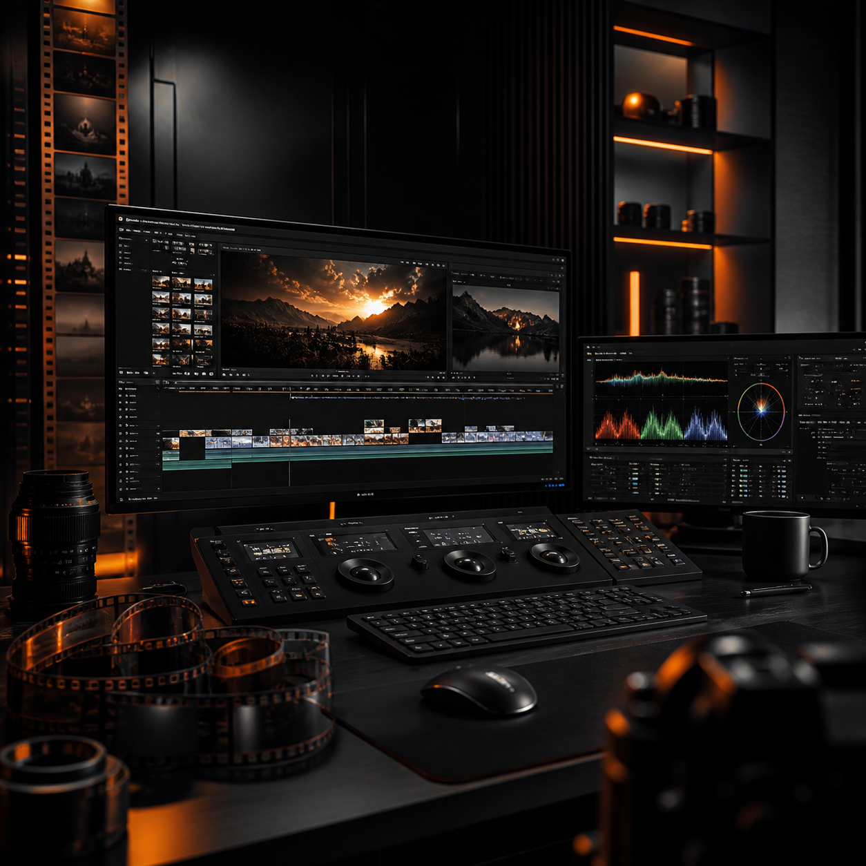 Video editor portfolio visual
